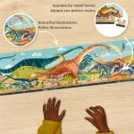 Janod Children’s Dinosaur Jigsaw Puzzle – 100 Pieces of Prehistoric Fun J05831