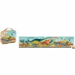 Janod Children’s Dinosaur Jigsaw Puzzle – 100 Pieces of Prehistoric Fun J05831