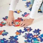 Janod Rocket Jigsaw UK – 54 Piece Children’s Puzzle with Carry Case J02545