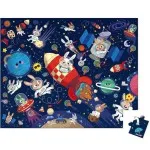 Janod Rocket Jigsaw UK – 54 Piece Children’s Puzzle with Carry Case J02545