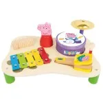 Peppa Pig Wooden Musical Table | 8th Wonder Kids Instrument Set UK Stock