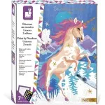 Janod Unicorn Painting by Numbers – Children’s Art & Craft Kit with Boards UK J07985