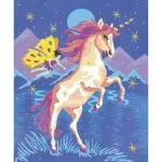 Janod Unicorn Painting by Numbers – Children’s Art & Craft Kit with Boards UK J07985