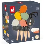 Janod Sweet Cocoon Ant Balancing Game J04053 – Wooden Stacking Toy for Kids UK