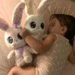 PEEKAPETS White Bunny Plush Toy – Interactive Wiggle Ears Soft Toy for Kids UK ‎906785