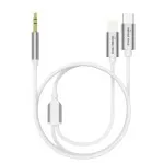 Universal 2-in-1 AUX Cable – Type-C And Apple Ready Audio Connectivity