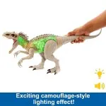 Mattel Jurassic World Indominus Rex Camouflage N Battle Dinosaur Toy 21 inch