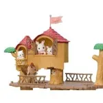 Sylvanian Families Adventure Treehouse Gift Set for Kids – Woodland & Camping Fun