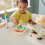 Fisher-Price Toddler Musical Instrument Set – 6-Piece Wooden Toy Collection