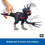 Jurassic World Chaos Theory Therizinosaurus Figure – Dinosaur Toy with Roaring Sound & Claw Attack
