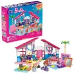 Barbie Malibu Dream House Building Set – 303 Pieces with Micro-Dolls & Accessories