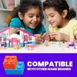 Barbie Malibu Dream House Building Set – 303 Pieces with Micro-Dolls & Accessories