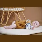 Kaloo Eli Soft Fabric Doll – 25cm Tendresse Rag Doll with Gift Ribbon for Baby Gift UK K200012