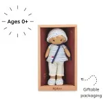 Kaloo Eli Soft Fabric Doll – 25cm Tendresse Rag Doll with Gift Ribbon for Baby Gift UK K200012
