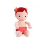 Lilliputiens Rose Doll – Soft Fabric Baby Doll with Magnetic Pacifier