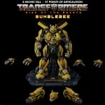 ThreeZero Transformers Rise of the Beasts DLX Bumblebee 8 Inch Action Figure