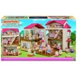 Sylvanian Families 5708 Red Roof Dollhouse – Country Home with Secret Room