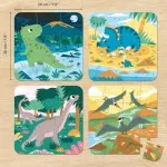 Janod Evolutionary Puzzle Dinosaurs | Educational Jigsaw Game for Toddlers 3 Years+ UK J02657