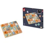Janod Sweet Cocoon Alphabet Learning Puzzle | Interactive Wooden Toy for Toddlers UK J04412