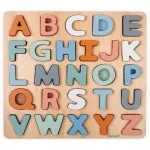 Janod Sweet Cocoon Alphabet Learning Puzzle | Interactive Wooden Toy for Toddlers UK J04412