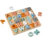 Janod Sweet Cocoon Alphabet Learning Puzzle | Interactive Wooden Toy for Toddlers UK J04412