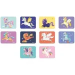 Janod Magneti’Book Unicorn – 44 Magnets and 10 Cards | Educational Toy J02584