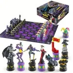 Noble Collection The Batman Chess Set NN4680 | Dark Knight vs Joker Collectible