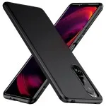 Sony Xperia 1 II / 1 III / 5 / 5 III High Quality Matte Black Soft TPU Case Cover
