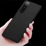 Sony Xperia 1 II / 1 III / 5 / 5 III High Quality Matte Black Soft TPU Case Cover