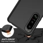 Sony Xperia 1 II / 1 III / 5 / 5 III High Quality Matte Black Soft TPU Case Cover