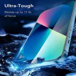 iPhone 13 Pro Screen Protector (2Pack) Tempered Glass Case Friendly Film