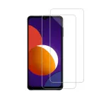 Samsung M12 Screen Protector Tempered Glass Crystal Clear, Ultra Thin, Scratch Resistant, 9H Hardness - (2 Pack)