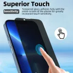 iPhone 13 Pro Max Privacy Screen Protector Anti Spy High Quality Tempered Glass
