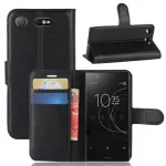 Sony Xperia XZ1 Case (2017) Leather Flip Stand Wallet Phone Cover