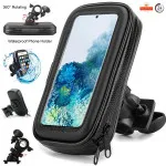 Bike Phone Holder Waterproof Bicycle Handlebar Bag Case 6.1" to 6.7''