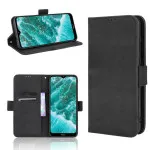 Nokia C30 (2021) in  Black - with Magnetic Closure, Stand Function and Card Slot - Wallet Heavy Duty Protective Shock Resistant Flip Cover Wallet Case Cover Pouch PU Leather Flip