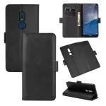 Nokia C3 (2020) in  Black - with Magnetic Closure, Stand Function and Card Slot - Wallet Heavy Duty Protective Shock Resistant Flip Cover Wallet Case Cover Pouch PU Leather Flip