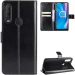 alcatel 1SE Case (2020) PU Leather Magnetic Flip Book Phone Cover