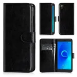 Case For Alcatel 1 (2018) Synthetic Leather Flip Stand Wallet Cover