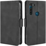 Leather Wallet Case for Motorola Moto G8 (2020) Shockproof Cover