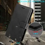Motorola Moto E4 Plus (2017) Leather Wallet Case Premium PU Leather, Shockproof Cover