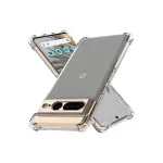 Google Pixel 7 Pro Case UK Clear, Shockproof Bumper Anti-Scratch Protective Phone Case