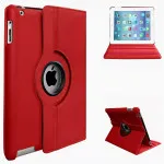Case for iPad 3 3rd Generation (2012) 360 Rotating Leather Smart Magnetic Flip Multi Angle Protective Cover Old Model