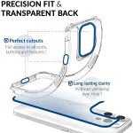 Case for iPhone 13 Pro Max, Soft Silicone Clear Gel Case With Free Screen Protector