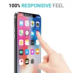 iPhone XR Screen Protector Tempered Glass Case Friendly Anti scratch (2 Pack)