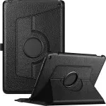 Amazon Fire HD 10 360 Case (2021) PU Leather 360 Rotate Flip Stand Cover