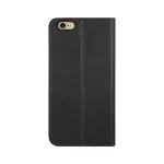 iPhone 6s Wallet Case (2015) Leather Magnetic Strip Flip Leather Cover Black