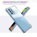 Samsung A52 5G Bumper Case Soft TPU Cover Protective with Minimalist Design, Crystal Clear