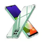 Samsung A22 Bumper Case with Minimalist Design Shockproof Slim Case , Crystal Clear