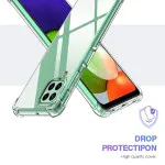 Samsung A22 Bumper Case with Minimalist Design Shockproof Slim Case , Crystal Clear